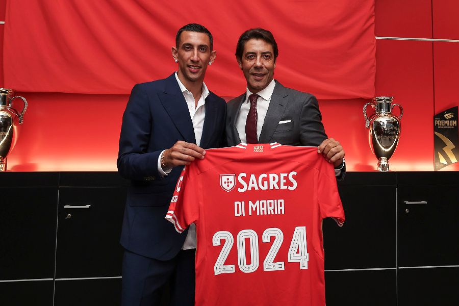 Regresso do campeão mundial Di María à Luz e ‘novela’ Moutinho animam mercado