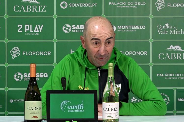 Tondela: Pako Ayestarán diz que recebe Gil Vicente com pressão de melhorar todos os dias