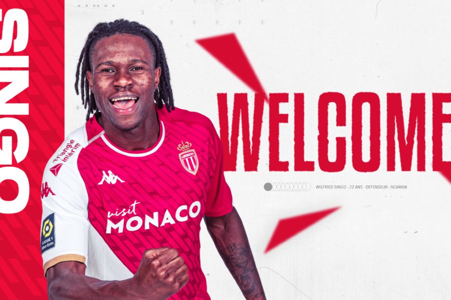 OFICIAL: Monaco reforça-se com Wilfried Singo, lateral costa-marfinense, ex-Torino