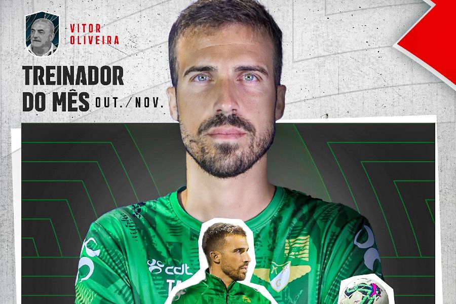 Adjunto do Moreirense supera Amorim e conquista prémio de melhor técnico do mês da I Liga