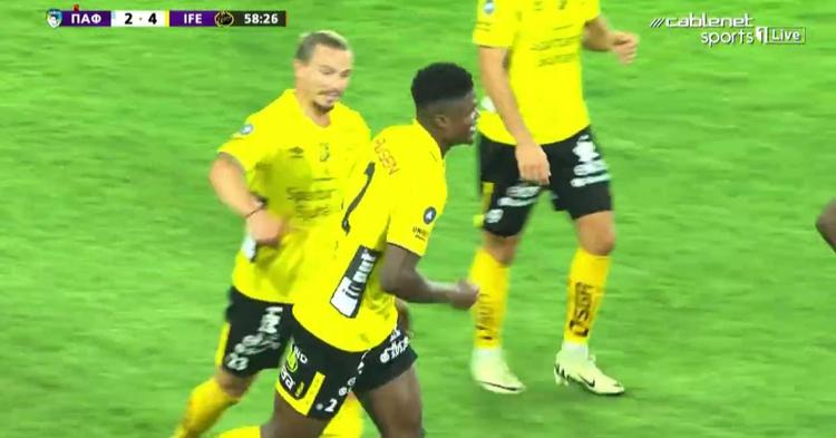 Liga Europa: Paphos FC vs Elfsborg, Golo 2-4 (2024-2025)
