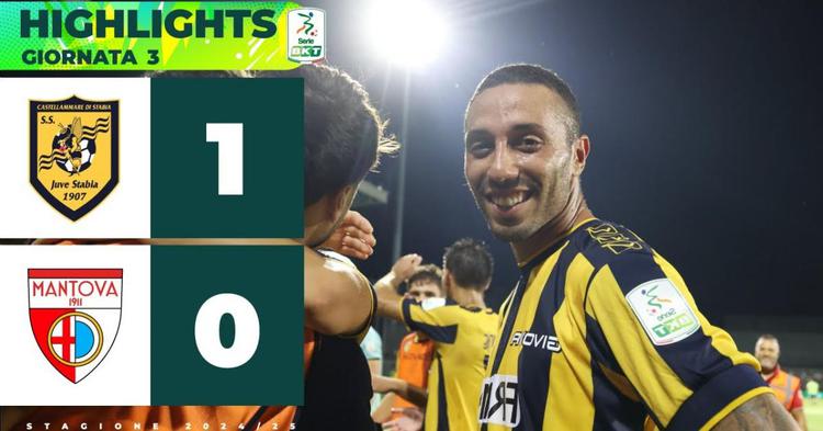 Serie B: Juve Stabia 1 - 0 Mantova (2024-2025)