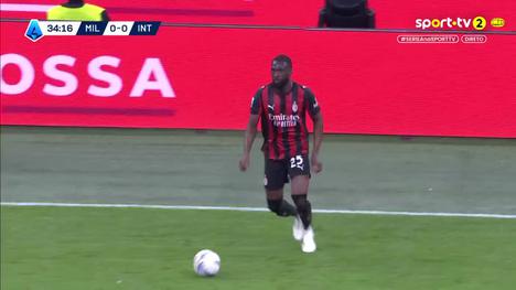 Serie A: Milan vs Inter, Golo 1-0 P. Estupiñán (2025-2026)