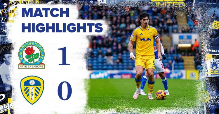 Championship: Blackburn 1 - 0 Leeds (2024-2025)