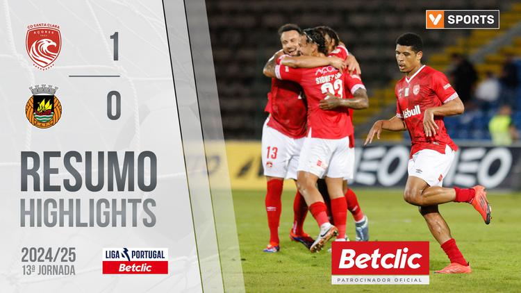 Liga Portugal Betclic: Santa Clara 1 - 0 Rio Ave (2024-2025)