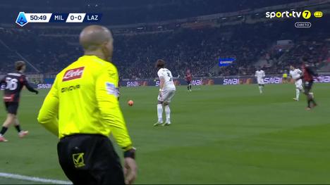 Serie A: Milan vs Lazio, Golo 1-0 Rafael Leão (2025-2026)