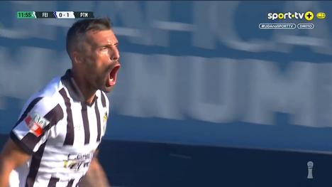 Liga Portugal 2 Meu Super: Feirense vs Portimonense, Golo 0-1 João Reis (2025-2026)