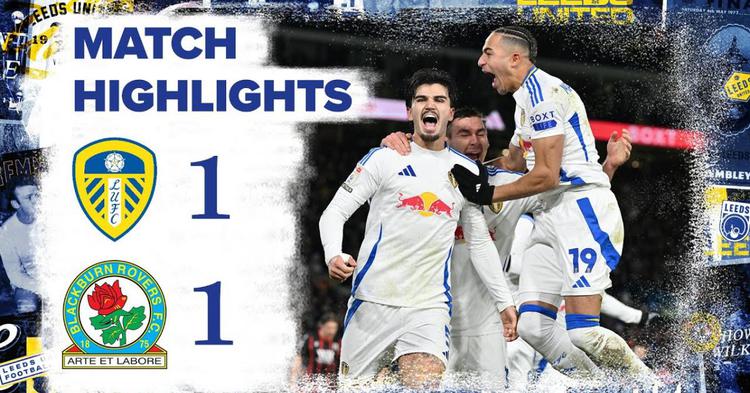 Championship: Leeds 1 - 1 Blackburn (2024-2025)