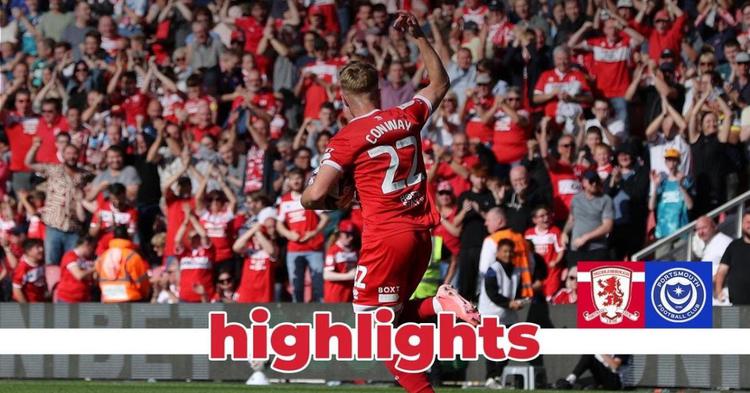 Championship: Middlesbrough 2 - 2 Portsmouth (2024-2025)