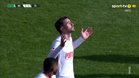 Liga Portugal 2 Meu Super: U. Leiria vs FC Felgueiras, Golo 1-1 Juan Muñoz (2025-2026)