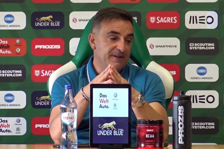 Carlos Carvalhal faz a antevisão ao jogo do Rio Ave frente ao Belenenses SAD da I Liga