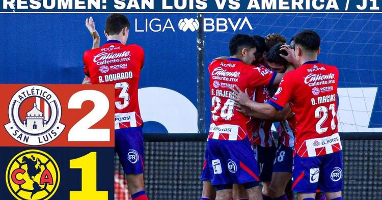 Liga MX: Atlético San Luis 2 - 1 America (2024-2025)