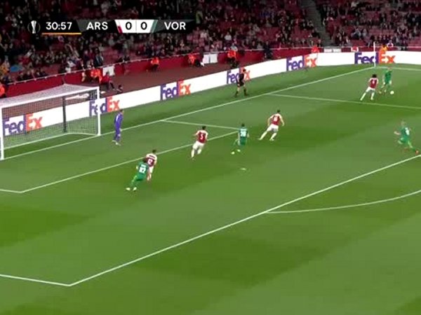 Liga Europa: Arsenal 4 - 2 Vorskla (2018-2019)