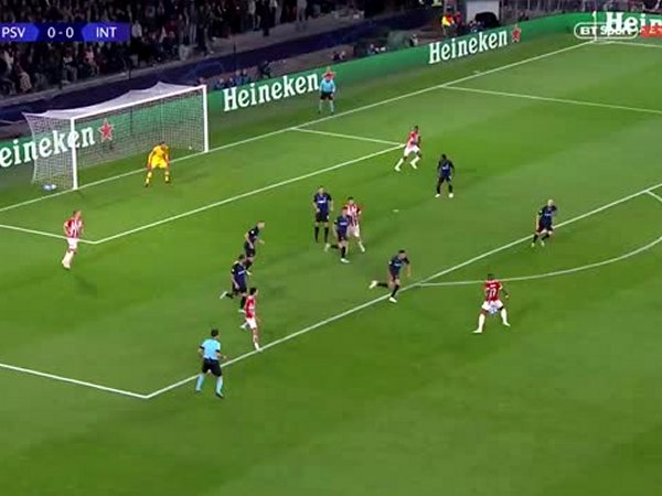 Liga Campeões: PSV 1 - 2 Inter (2018-2019)