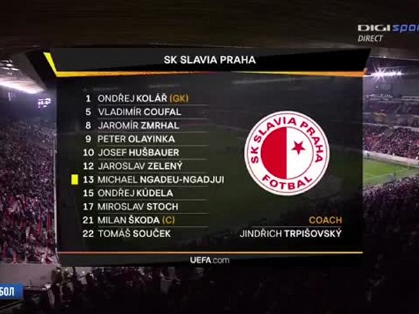 Liga Europa: Slavia 2 - 0 Zenit (2018-2019)