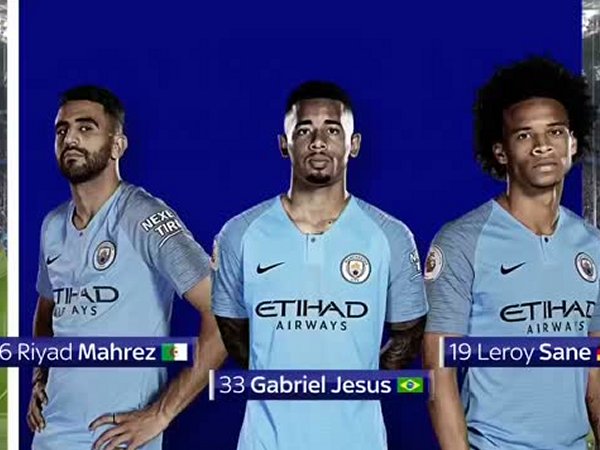 Premier League: Man City 3 - 1 Everton (2018-2019)