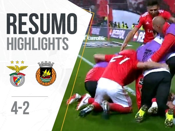 Liga NOS: Benfica 4 - 2 Rio Ave (2018-2019)