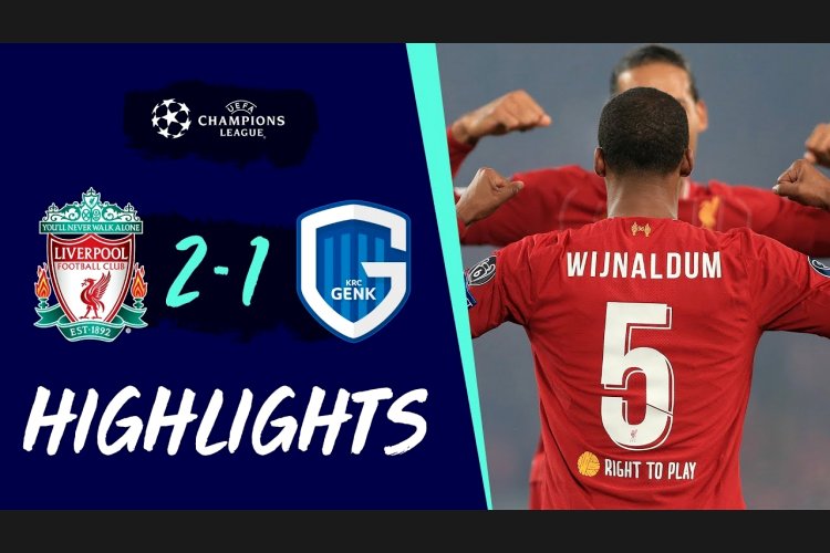 Liga Campeões: Liverpool 2 - 1 Genk (2019-2020)