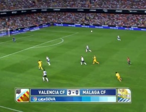 Liga BBVA: Valência 3 - 0 Málaga (2014-2015)
