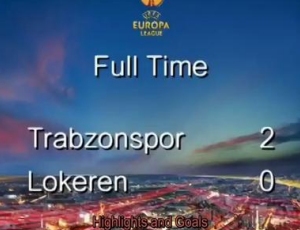 Liga Europa: Trabzonspor 2 - 0 Lokeren (2014-2015)