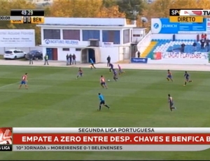 Segunda Liga: Desp. Chaves 0 - 0 Benfica (2014-2015)