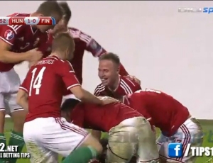 Qualificação Europeu: Hungria 1 - 0 Finlândia (2016)