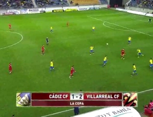 Copa del Rey: Cádiz 1 - 2 Villarreal (2014-2015)