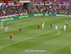 Premier League: Swansea City 2 - 1 Man Utd (2014-2015)