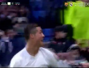 La Liga: Real Madrid 2 - 1 Sporting Gijón (2016-2017)