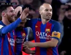 La Liga: Barcelona 4 - 1 Espanyol (2016-2017)