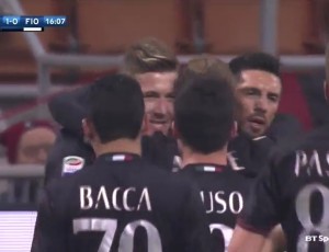 Serie A: Milan 2 - 1 Fiorentina (2016-2017)