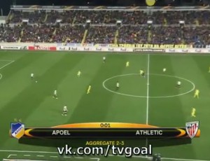 Liga Europa: Apoel 2 - 0 Athletic Bilbao (2016-2017)