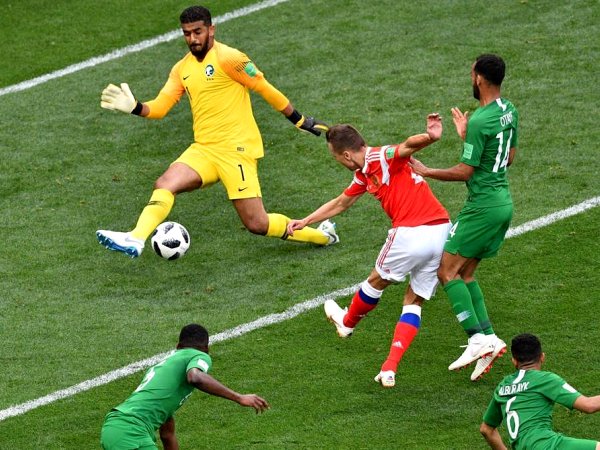 Mundial: Rússia 5 - 0 Arábia Saudita (2018)