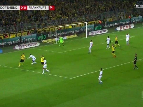 Bundesliga: Dortmund 3 - 1 Frankfurt (2018-2019)
