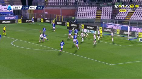 Serie A: Como vs Sassuolo, Golo 1-0 T. Douvikas (2025-2026)