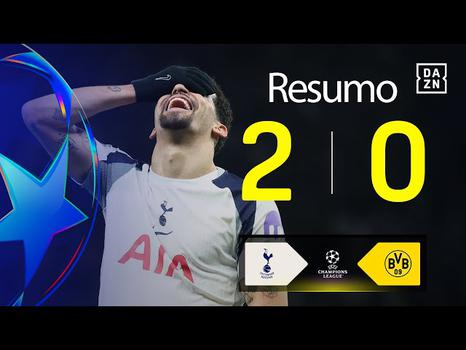 Liga Campeões: Tottenham 2 - 0 Dortmund (2025-2026)