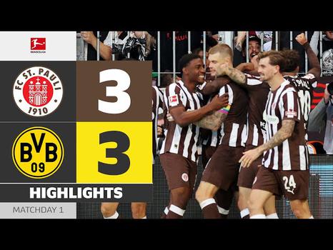 Bundesliga: FC St. Pauli 3 - 3 Dortmund (2025-2026)