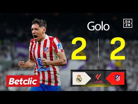 La Liga: Real Madrid vs Atlético Madrid, Golo 2-2 Molina (2025-2026)