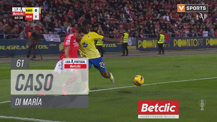 Liga Portugal Betclic: Arouca vs Benfica, Caso Di María, 61' (2024-2025)
