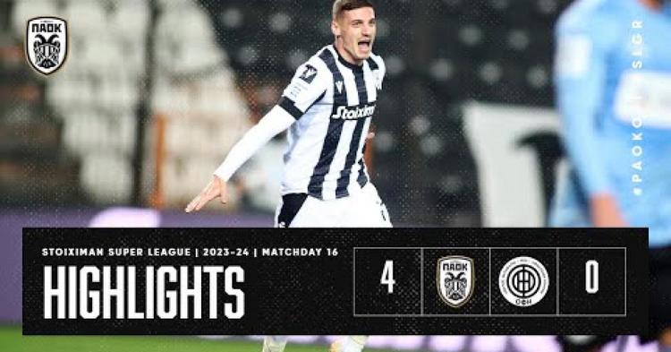 Super League: PAOK 4 - 0 OFI (2023-2024)
