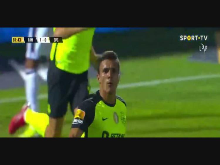 Liga Portugal Bwin: Famalicão (1-1) Sporting, Golo João Palhinha, 82m (2021-2022)