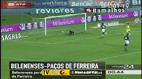 Liga Sagres: Belenenses 0-3 Paços Ferreira (2009-2010)
