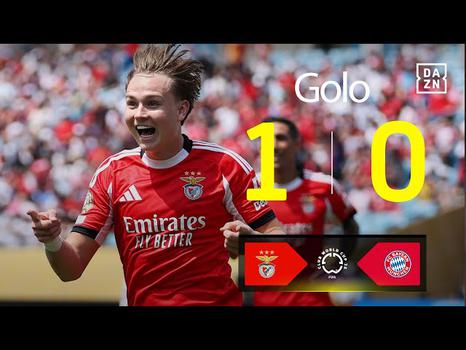Mundial de Clubes: Benfica vs Bayern München, Golo 1-0 Schjelderup (2025)