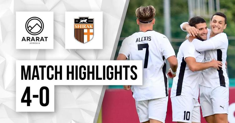 Premier League: Ararat-Armenia 4 - 0 Shirak FC (2024-2025)