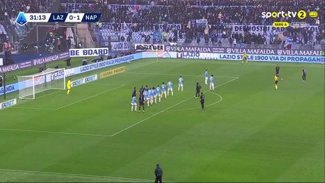Serie A: Lazio vs Napoli, Golo 0-2 A. Rrahmani (2025-2026)