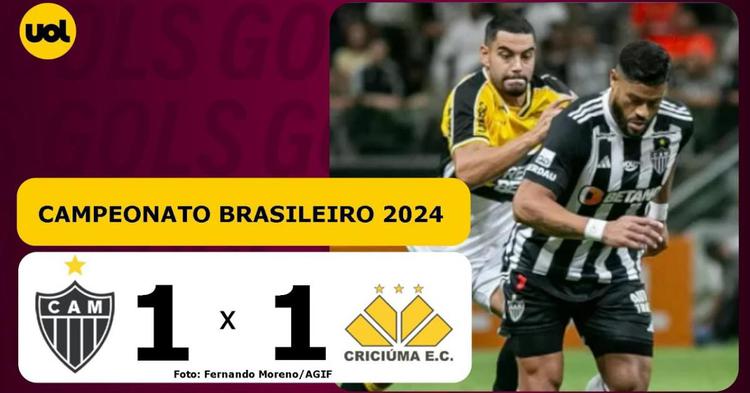 Brasileirão: Atlético-MG 1 - 1 Criciúma (2024)
