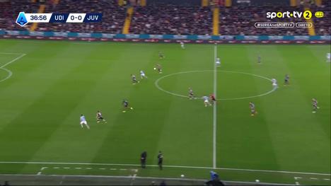 Serie A: Udinese vs Juventus, Golo 0-1 J. Boga (2025-2026)