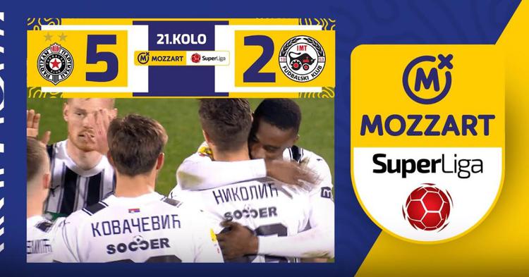 Super Liga: Partizan 5 - 2 IMT Novi Beograd (2023-2024)