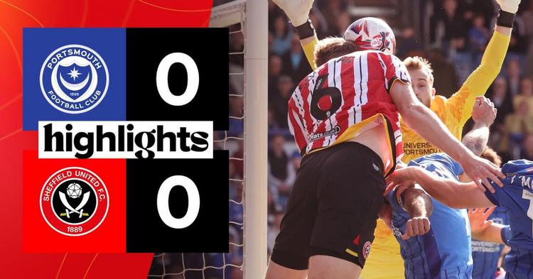 Championship: Portsmouth 0 - 0 Sheffield Utd (2024-2025)