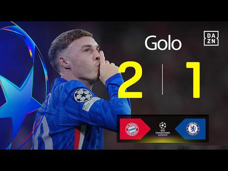 Liga Campeões: Bayern München vs Chelsea, Golo 2-1 Palmer (2025-2026)